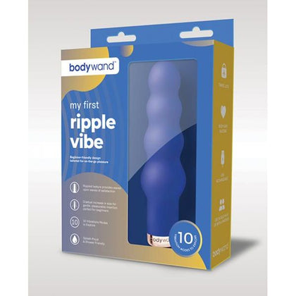 Xgen Bodywand My First Ripple Vibe - Blue: Powerful and Versatile Beginner's Vibrating Toy for Intense Pleasure and Exploration