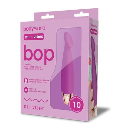 Xgen Bodywand Mini Vibes Bop - Powerful G-Spot Vibrator for Traveling Women - Purple - Adult Naughty Store