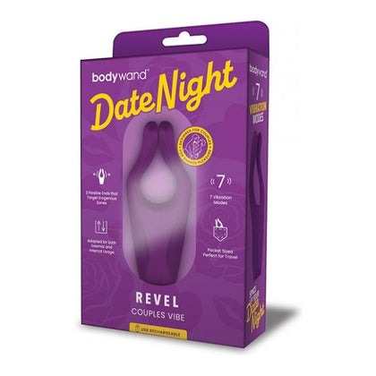 Xgen Bodywand Date Night Revel Couples Vibe - Purple - Adult Naughty Store