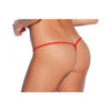 Coquette Lingerie La Petite XL Red Low Rise Lycra G-String Panty for Women's Intimate Pleasure (Size 14-20)