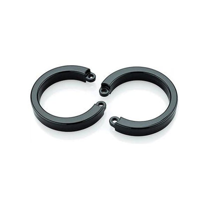 CB-X Cock Cage U-Ring 2 Pack - Black: Replacement U-Rings for Male Chastity Devices - Model XL and Large - Enhance Pleasure and Control