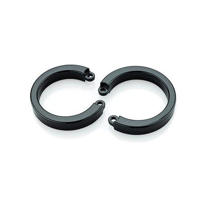 CB-X Cock Cage U-Ring 2 Pack - Black: Replacement U-Rings for Male Chastity Devices - Model XL and Large - Enhance Pleasure and Control - Adult Naughty Store