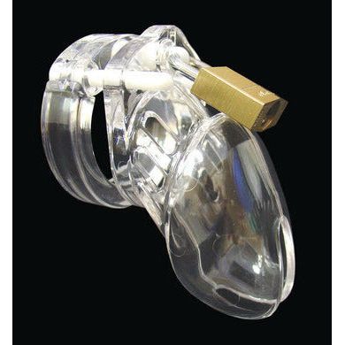 CB-6000S Clear Male Chastity Device - The Ultimate Comfort and Security for Men's Chastity Play - Adult Naughty Store