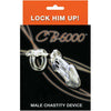CB-6000 Clear Male Chastity Device Model 3 1-4