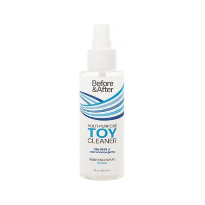 Before & After Spray Toy Cleaner - 4.4 Oz
Introducing the Before & After Toy Cleaner - The Ultimate Cleaning Solution for Your Pleasure Toys