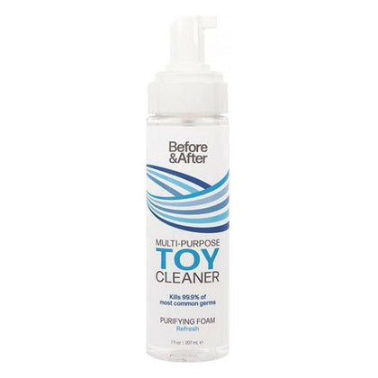 Before & After Purifying Foam Toy Cleaner - 7 Oz | Antibacterial Formula for Clean and Confident Toy Care | Kills 99.9% of Germs | Fast-Acting and Effortless | Triclosan Free | Paraben Free | Made in USA
