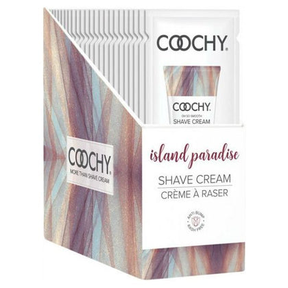 Coochy Island Paradise Shave Cream - 15ml Display of 24 - Adult Naughty Store