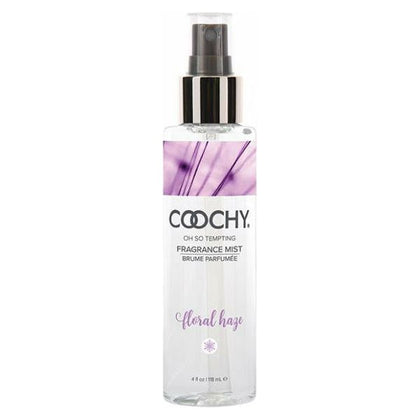 Coochy Fragrance Mist Floral Haze - Sensual Body Mist with Rose, Jasmine, and Delicate Fruit Blossoms - 4 fl oz