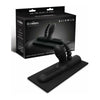 Cowgirl Buckwild Silicone Attachment - Model BWSA-001 - Dual Penetration Pleasure for All Genders - Clitoral and Anal Stimulation - Black