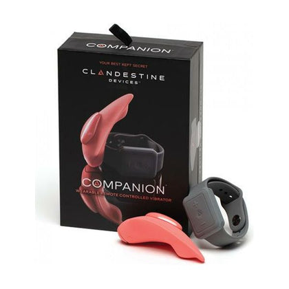 Clandestine Devices Companion Panty Vibe W-wearable Remote - Coral

Introducing the Clandestine Devices Companion Panty Vibe W-wearable Remote - Coral: The Perfect Pleasure Partner for Unforgettable Moments