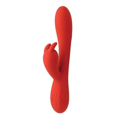 Introducing the Toybox Hot Desire Rabbit Vibrator - Model No. TD-001 - for Women - Dual Stimulation Clitoris and G-Spot - Provocative Pink