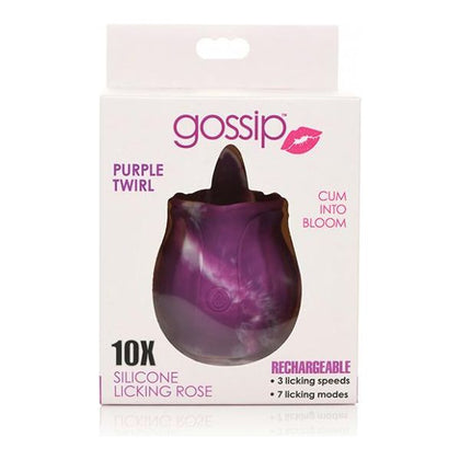 Curve Novelties Gossip Licking Rose - Purple Twirl
Silicone Licking Vibrator | Gossip Licking Rose | Model GN-1234 | Women | Clitoral Stimulation | Purple - Adult Naughty Store