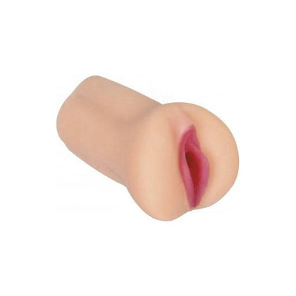 Mistress Ashley Vanilla Beige Stroker - Intense Pleasure Double Texture Hand-Painted Lips Masturbator for Men - Model MA-VB001 - Realistic Feel - Designed and Made in the USA - Adult Naughty Store