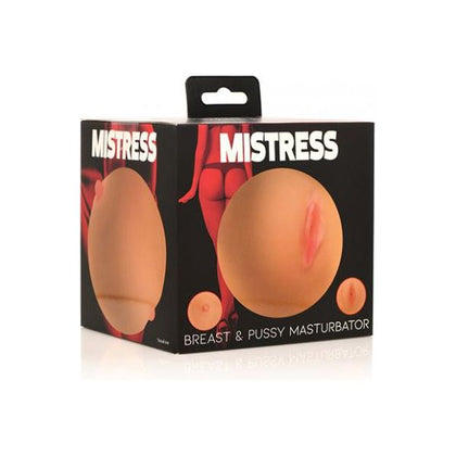 Curve Toys Mistress Pussy/Breast Masturbator - Tan: The Ultimate Pleasure Experience for Men and Women