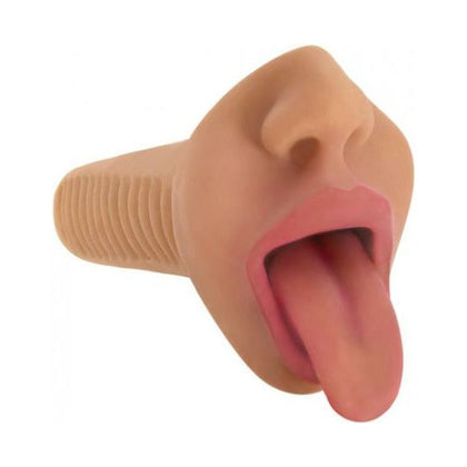Mistress Selene Latte Tan Deep Throat Mouth Stroker - The Perfect Suck for Realistic Oral Pleasure (Model: Courtney, Model Number: MTS-001) - Unisex, Intense Pleasure, Latte Tan