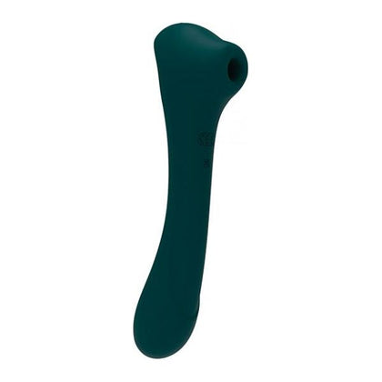 Alive Quiver - Teal: Dual Action Clitoral Sucker and G-Spot Vibrator for Women - 10 Suction and Vibration Functions - USB Rechargeable