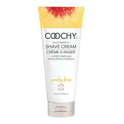 Introducing the Sensual Bliss Coochy Shave Cream - 12.5 Oz Peachy Keen: The Ultimate Shaving Experience for Effortless Pleasure!