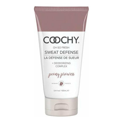 Peony Prowess Coochy Sweat Defense Lotion - Ultimate Protection Against Sweat and Chafing - For All-Day Freshness and Dryness - 3.4 fl oz