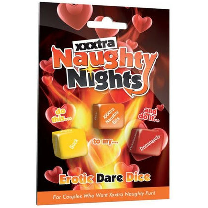 Introducing the XXXtra Naughty Nights Erotic Dare Dice Game - The Ultimate Couples' Pleasure Experience!