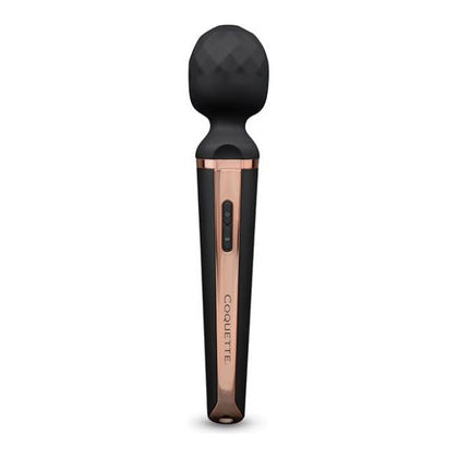 Coquette The Princess Wand - Black/Rose Gold: The Ultimate Pleasure Powerhouse for Intense Full-Body Massages - Adult Naughty Store