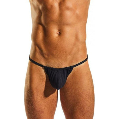 Cocksox Enhancing Pouch Slingshot Jet Black SM Men's Intimate Apparel for Sensual Pleasure - Model CX-EPSS-JB-SM - Adult Naughty Store