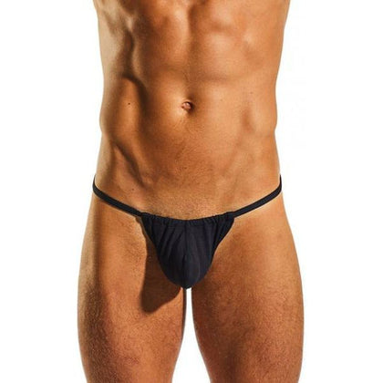 Cocksox Enhancing Pouch Slingshot Jet Black XL Men's Seductive Lingerie for Enhanced Pleasure - Model CSX-EPSS-JB-XL - Adult Naughty Store