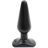 Introducing the Exquisite Pleasure Co. Black Medium Rubber Butt Plug - Model B2021: The Ultimate Anal Delight for Intermediate Adventurers! - Adult Naughty Store