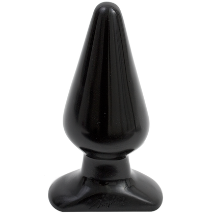 Doc Johnson Classic Butt Plug Large Black - Model BPL-6 - Unisex Anal Pleasure - Adult Naughty Store