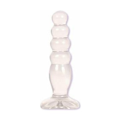 Crystal Jellies Anal Delight 5-Inch Clear Butt Plug for Advanced Anal Pleasure - Model CJ-AD5C - Adult Naughty Store