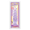 Doc Johnson Crystal Jellies Anal Delight 5.6in - Purple - Unisex Anal Pleasure Toy - Adult Naughty Store