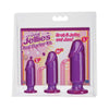 Crystal Jellies Anal Starter Kit - Purple: The Ultimate Backdoor Pleasure Experience for Beginners - Adult Naughty Store