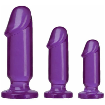 Crystal Jellies Anal Starter Kit - Purple: The Ultimate Backdoor Pleasure Experience for Beginners