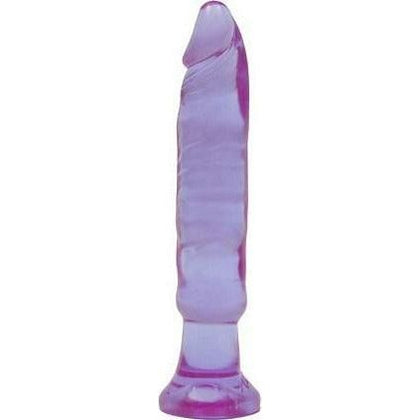 Doc Johnson Crystal Jellies 6-Inch Anal Starter Purple - Model CJAS-6P - Unisex Anal Pleasure Toy - Adult Naughty Store