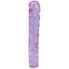 Crystal Jellies 10in Classic Dildo - Purple