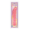 Doc Johnson Crystal Jellies Big Boy 12-Inch Pink Realistic Dildo for Advanced Players
