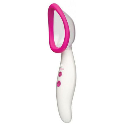 Introducing the SensuaLux Automatic Vibrating Rechargeable Pussy Pump - Model PV-3000: A Premium Pleasure Enhancer for Women in Pink and White