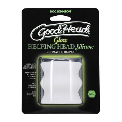 Goodhead Silicone Glow Helping Head - Frost
Introducing the Goodhead Silicone Glow Helping Head - Frost: The Ultimate Glow-in-the-Dark Handheld Stroker for Mind-Blowing Fellatio Pleasure