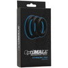 Optimale 3 Silicone C-Ring Set Thick - Black: The Ultimate Enhancer for Intense Pleasure and Stamina - Model O3SCRST-BLK - Adult Naughty Store