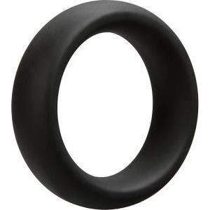 OptiMALE Silicone C-Ring Thick 45mm Black - Ultimate Pleasure Enhancer for Men - Adult Naughty Store