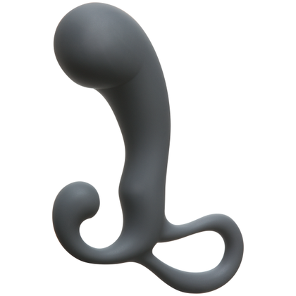 Doc Johnson OptiMale P-Massager Slate - Prostate and Perineal Stimulation Sex Toy for Men