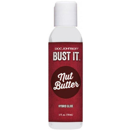 Doc Johnson Bust It Nut Butter Hybrid Glide 4oz - Realistic Cum-Like Body Glide for Intimate Pleasure - Phthalate-Free, Body-Safe, and Made in America