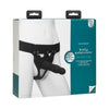 Doc Johnson Body Extensions Be Daring Strap On Set - Unisex Hollow Silicone Harness with Bulbed Dong - Model DE-2001 - For Empowering Penetration Play - All Genders - Pleasure in Every Shade - Adult Naughty Store