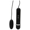 Doc Johnson Black Magic Waterproof Velvet Touch Bullet Vibrator and Controller - Model BM-001 - For All Genders - Intense Pleasure - Sleek Black - Adult Naughty Store