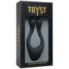 Doc Johnson Tryst Black Multi-Erogenous Massager - Versatile Pleasure for All Genders - Clitoral and Nipple Stimulation - 3 Powerful Motors - 7 Massage Patterns - Phthalate-Free - Black - Adult Naughty Store