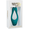 Introducing the Tryst V2 Bendable Multi Zone Massager Remote Teal: The Ultimate Multi-Erogenous Pleasure Device for Both Men and Women - Adult Naughty Store