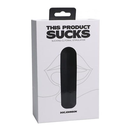 Introducing the PleasurePro LipSuck Deluxe - Model LS-100X: Compact Lipstick Suction Toy for All Genders - Black
