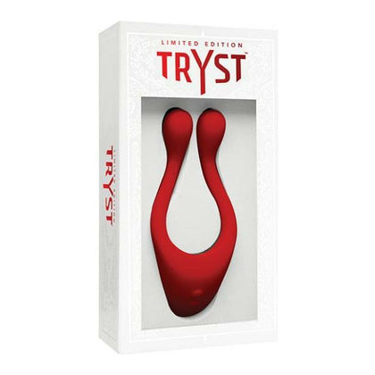 Doc Johnson Tryst Bendable Multi Zone Massager Limited Edition - Red: The Ultimate Pleasure Experience for Couples and Solo Play