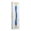 Velv'or Tryst Duet Double-Ended Vibrator Model TD-51 for Couples, with Remote Control, Periwinkle Blue - Adult Naughty Store