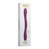 L'Amourose Tryst Duet Vibrating Silicone Double-Ended Vibrator with Remote Control - Berry