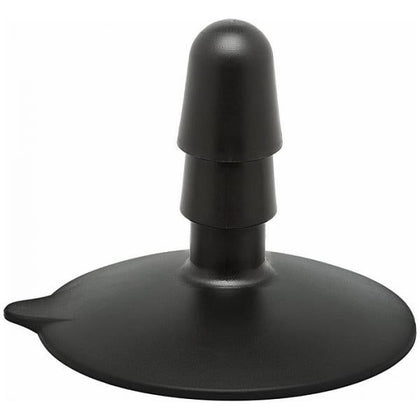 Doc Johnson Vac-U-Lock Large Suction Cup Plug - Versatile Hands-Free Control for Intense Pleasure - Model VUL-SCPLG-L - Unisex - Designed for Deep Satisfaction - Jet Black